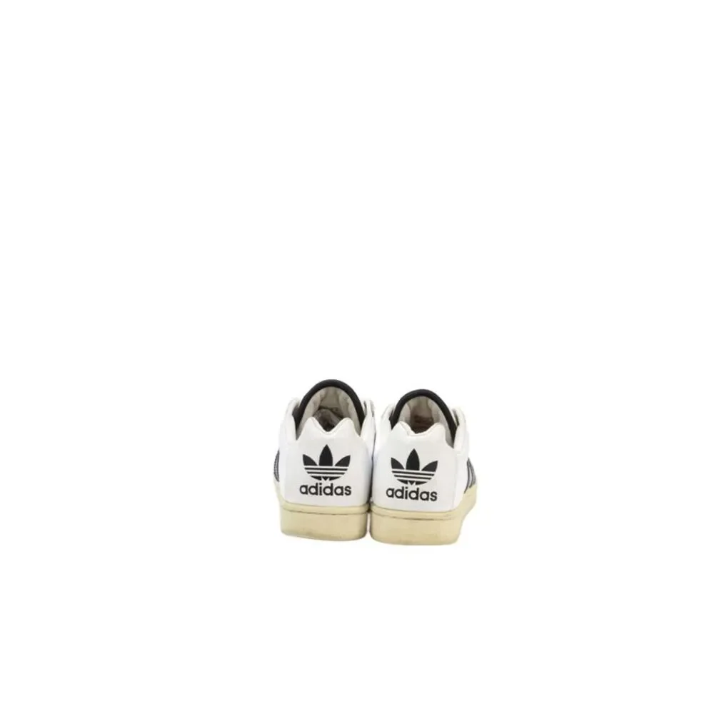 Adidas Mens Leather Jam Master Jay Tribute Sneakers White Black Size 9
